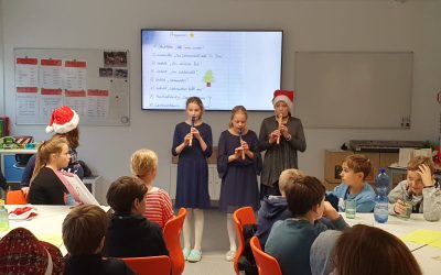 Adventsfeier der Klasse 6a