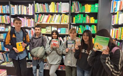 DAZ Schüler/innen besuchen Buchhandlung